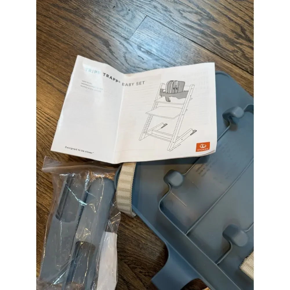 Stokke Tripp Trapp Baby Set Blue NEW $95